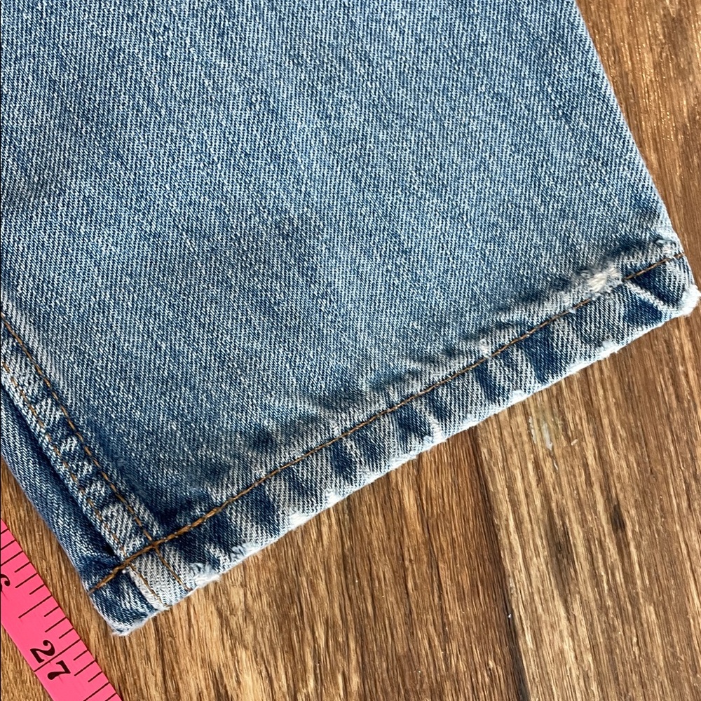 Vintage Old Navy Denim Blue Jeans Woman Size 8 Short - Picture 6 of 11